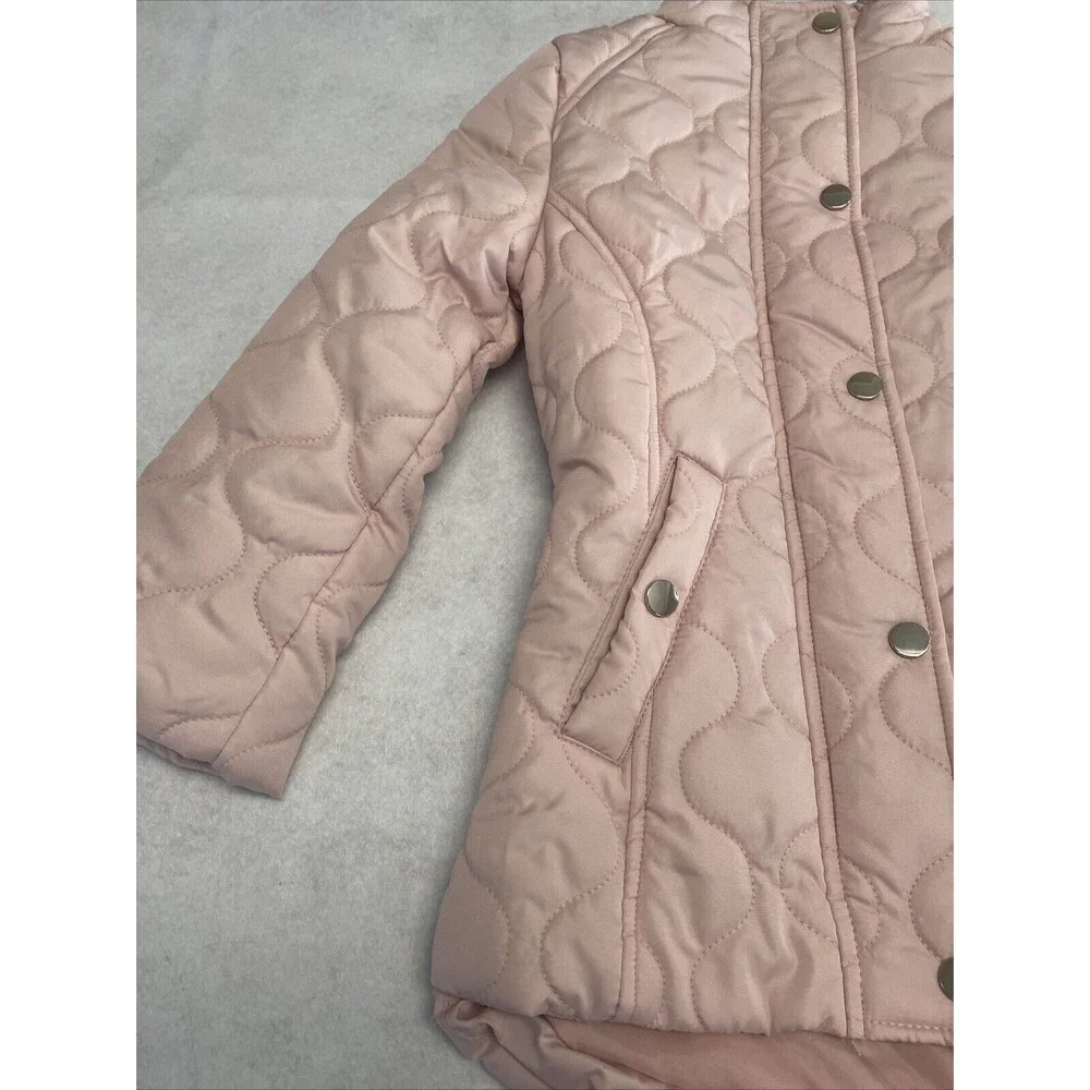 Nw SO Brand Barn Jacket/Coat Size Girls 4/5 Color Lt Pink Quilted lightweight